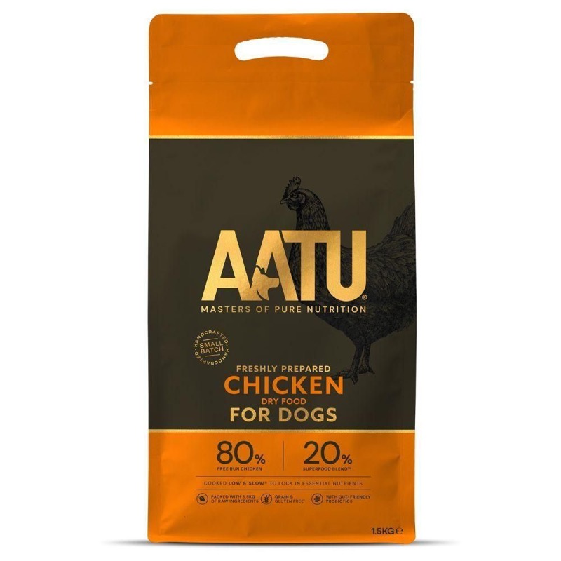 AATU(アートゥー)ドッグフード チキンのパッケージ