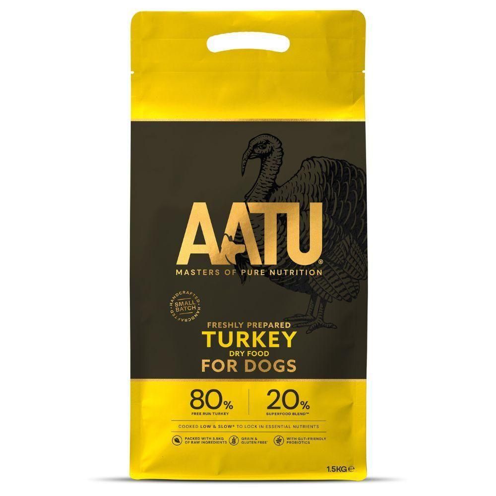 AATU(アートゥー)ドッグフード ターキーのパッケージ