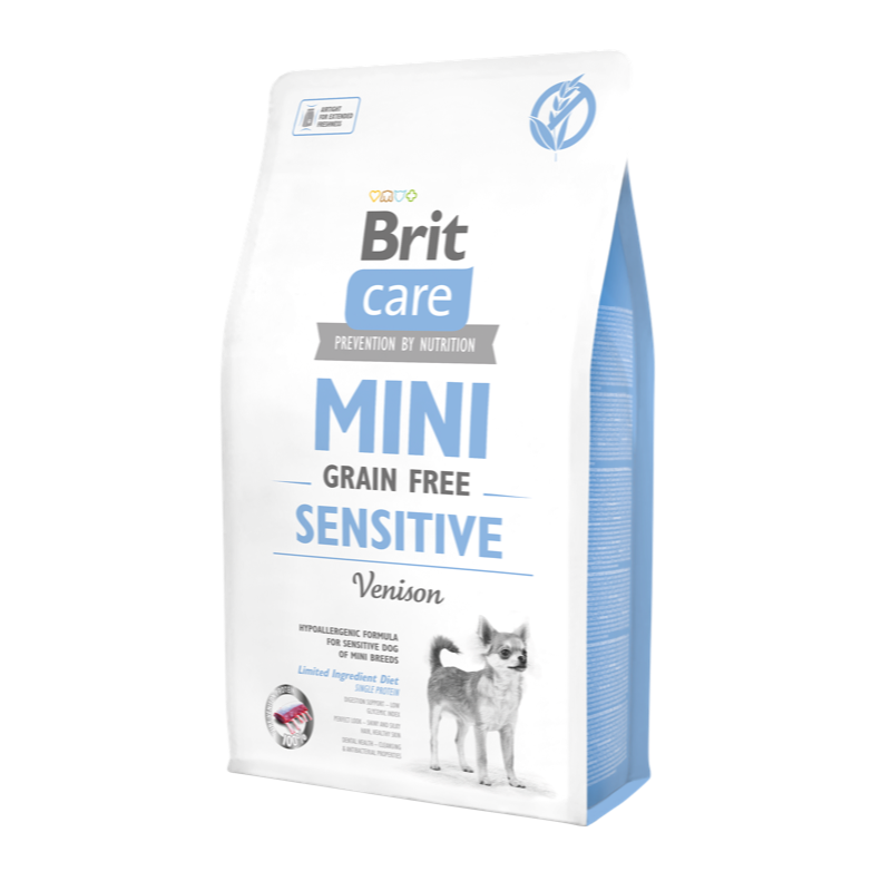 Brit ケアミニ グレインフリー ベニソンのパッケージ