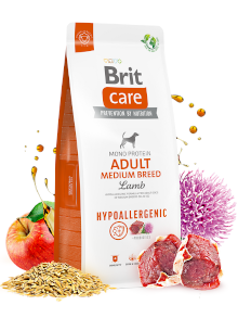 Brit ケア ラム&ライス アダルト Mのパッケージ