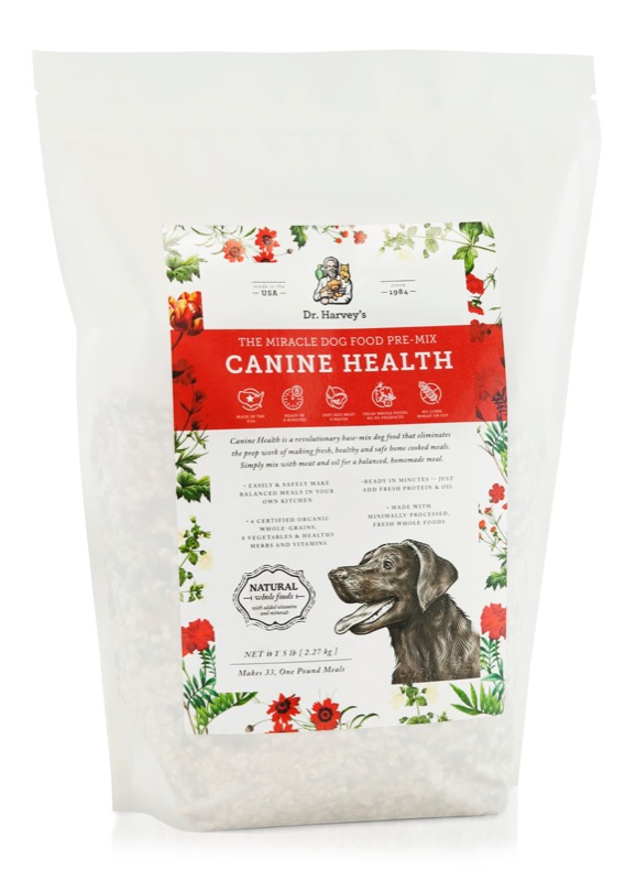 Canine Health Miracle Dog Foodのパッケージ