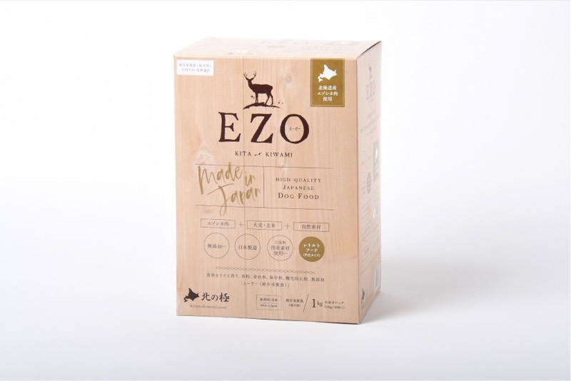 EZO（えーぞー）総合栄養食・成犬用のパッケージ