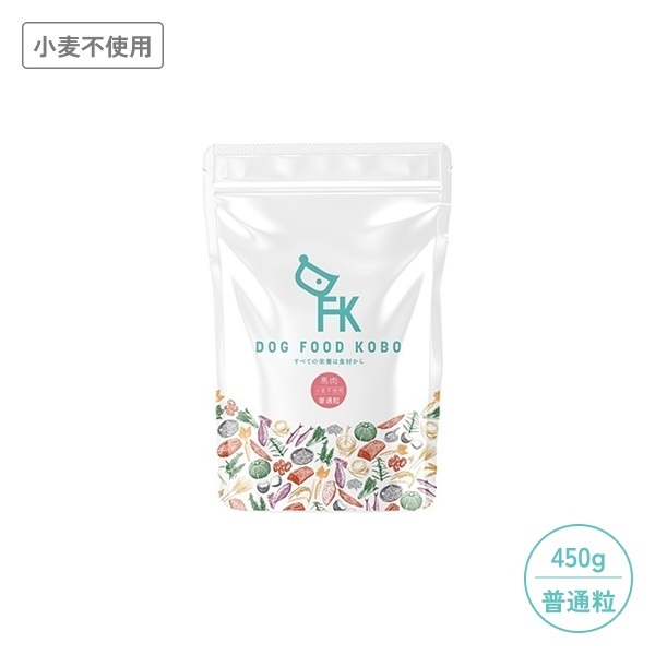 ドッグフード工房 馬肉 普通粒 小麦不使用のパッケージ
