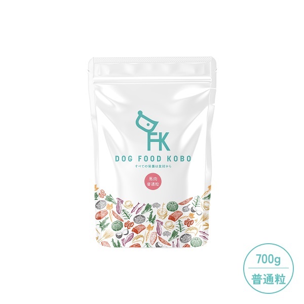 ドッグフード工房 馬肉 普通粒のパッケージ