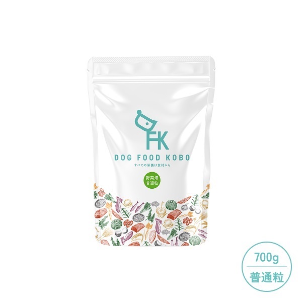 ドッグフード工房 野菜畑 普通粒のパッケージ