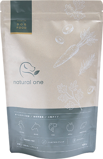 natural one 犬用総合栄養食(オールステージ用)のパッケージ