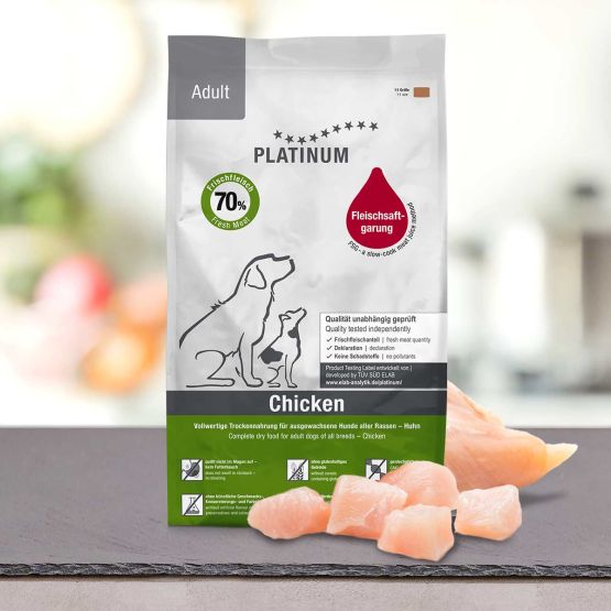 プラチナム チキン 成犬用(グルテンフリー)のパッケージ