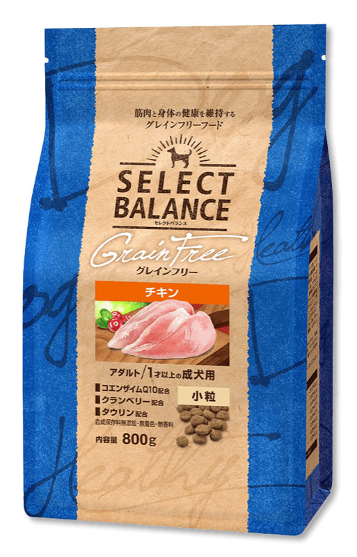 セレクトバランス グレインフリー アダルト チキン 小粒のパッケージ