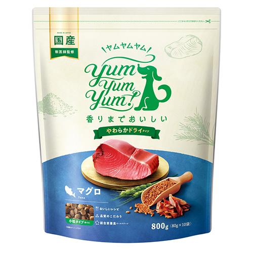 yum yum yum! マグロ やわらかドライタイプのパッケージ